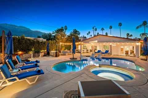 Backyard at Sunset