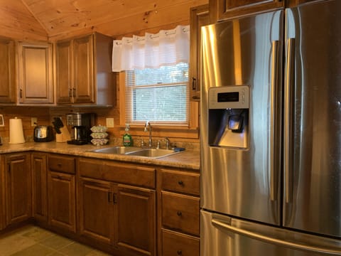 Fully stocked kitchen