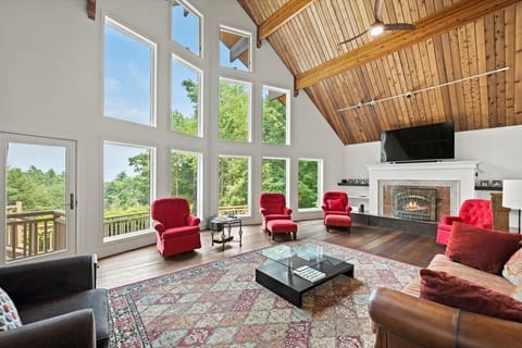 Great Room - Tall ceiling and big windows