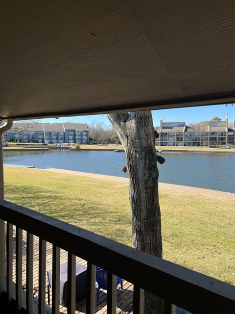 2nd floor Master suite bedroom waterfront balcony