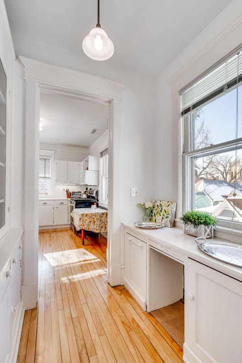 Butlers pantry offers the perfect spot for serving