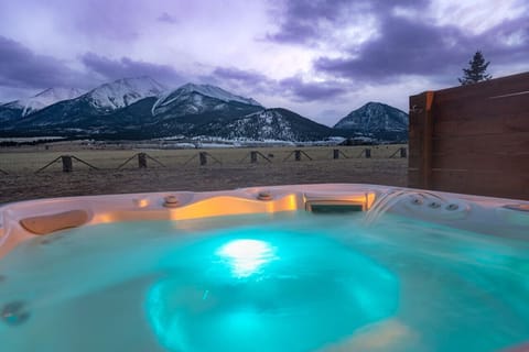 Backyard - Day or night, this hot tub is exactly where you want to be for peace and relaxation