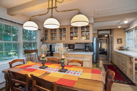 Dining Room with view into the kitchen