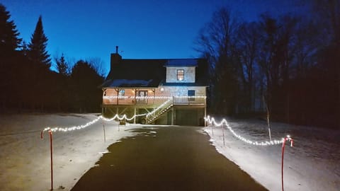 Leading the way for Santa.