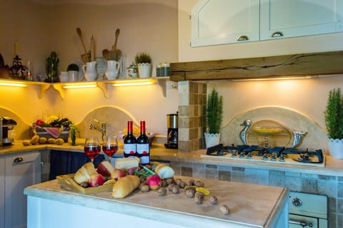 Countertop, Cabinetry, Property, Plant, Kitchen, Interior Design, Architecture, Houseplant, Wall, Kitchen Stove