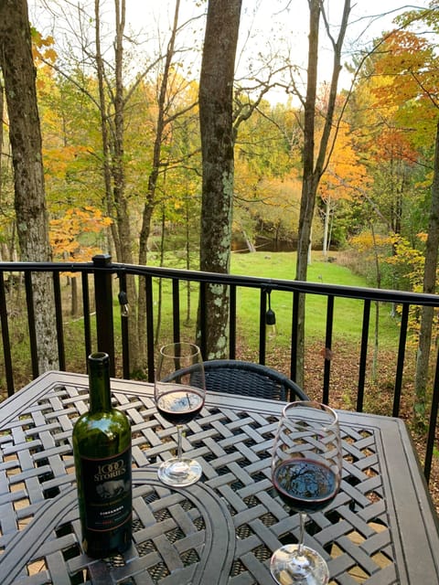 Relax listening to & looking out at the river. You are on river time!