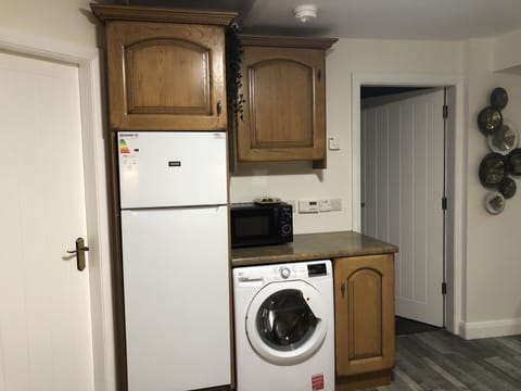 Fridge freezer, microwave, washing machine 