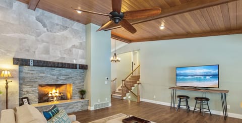 3526 square feet of luxury! Living room #1 adjacent to the large chef's kitchen