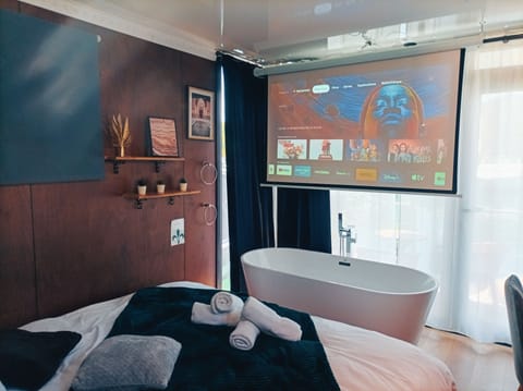 Chambre/Vidéo projecteur/Jacuzzi