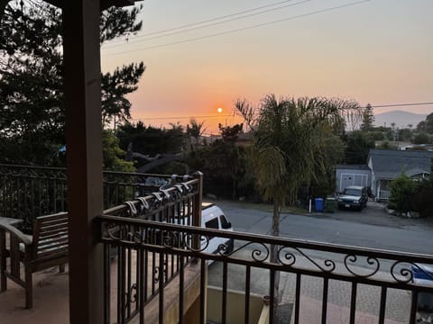 View from front balcony.