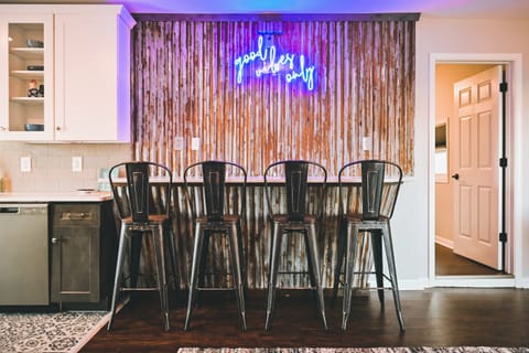 Custom Built  Bar with plenty of seating!
