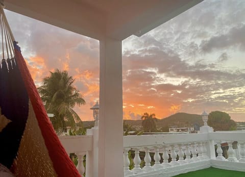 Start your day on one of our rooftop deck hammocks with a view of the sunrising 