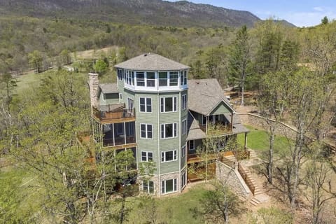 View from back of the lodge