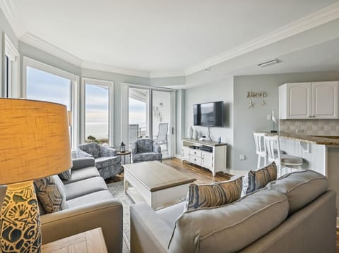 Living Room with 50" SMART TV at 1505 SeaCrest