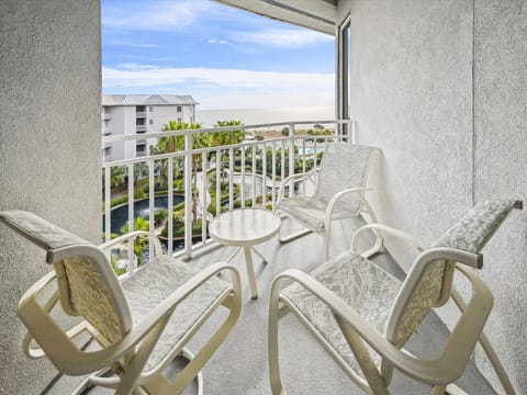 Private Balcony off Master Bedroom at 1505 SeaCrest
