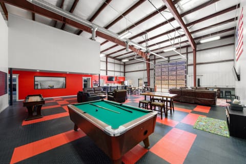 Pool table / shuffleboard / entertainment
