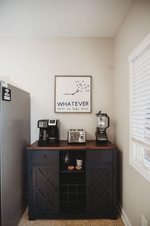 You are on lake time...is it coffee or cocktails? You decide!