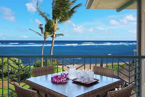 Sip morning coffee on your private lanai - island living at its finest