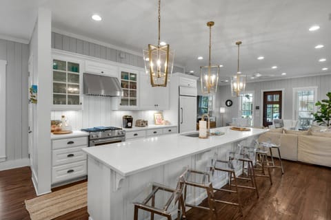 Well appointed gourmet kitchen with expansive island