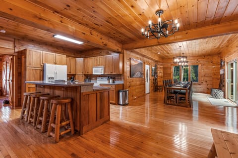 Bar Stool Seating at the Kitchen Island