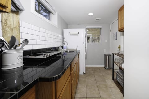 Fully equipped kitchenette for longer stays