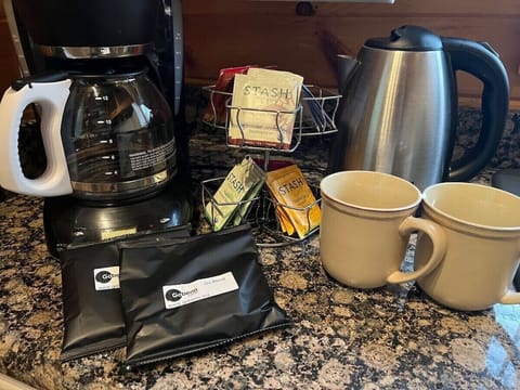 The owners love coffee and teas, so you'll love the extras :)