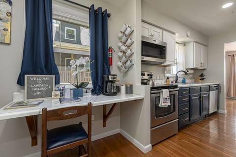 Desk space in the entry