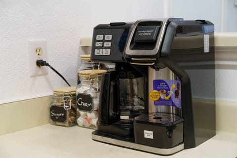 Coffee, cream and sugar provided