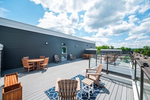 Shared Rooftop deck located on the third floor