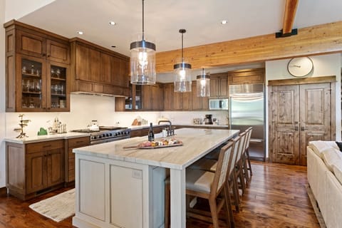 Indoors, Kitchen, Hardwood, Kitchen Island, Home Decor