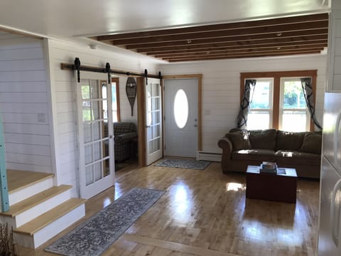 Entry into living room.