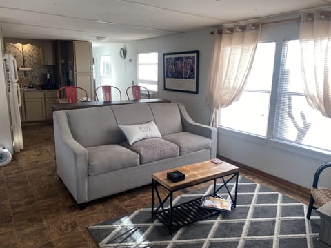 Sofa bed makes into queen size sleeper