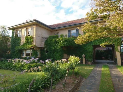 House front, 5 car driveway