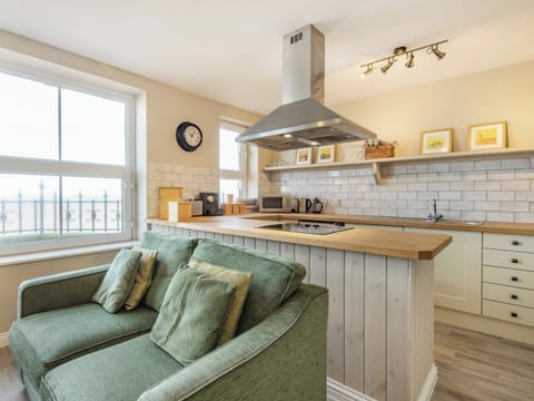 Open plan living space | The Nest - Above No. 1 Cromer Apartments, Cromer