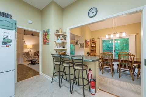 Additional seating at the counter