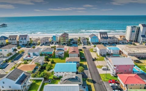 Aerial view from D/E to beach