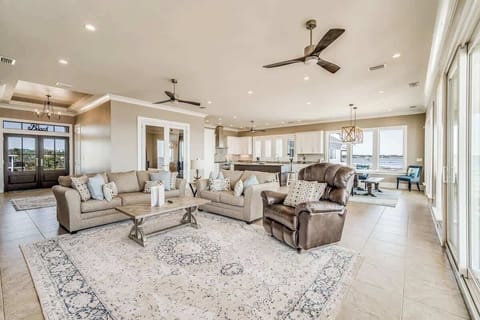 Comfortable with plenty of space living room.