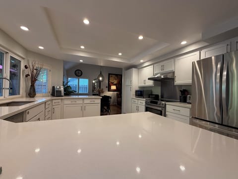 Spacious layout connects seamlessly to the dining and living areas