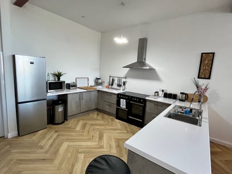 Modern open plan kitchen