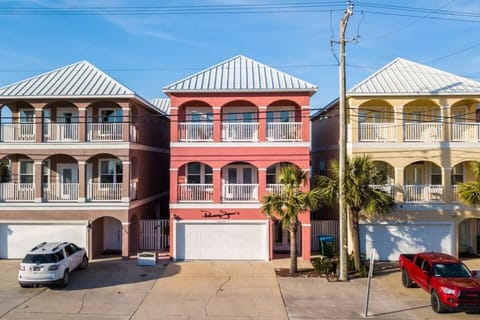 View from across the street take by a drone.