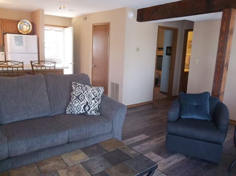 Shows entry into condo