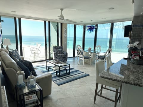 Stunning Beachfront SW view of Marco Island, South Beach, Tiger Tale Beach!