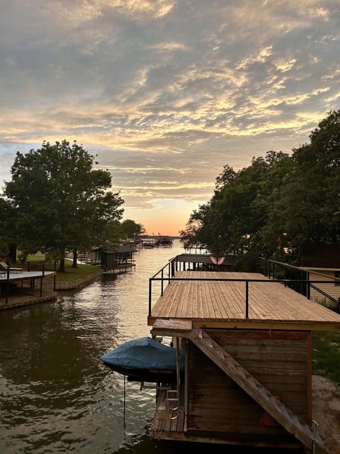 View from newly opened upper deck.  
See description for current water levels.