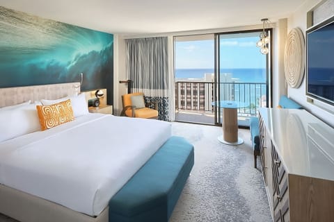Wake up to ocean views and step onto your balcony.