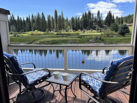 2nd floor private balcony