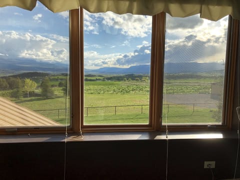 Tremendous upper-level master bedroom view of the beautiful valley and sunsets. 