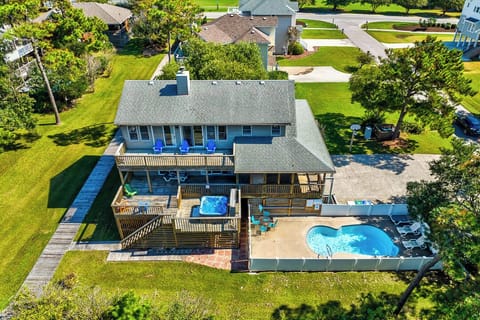 Side Aerial of A Sound Retreat
