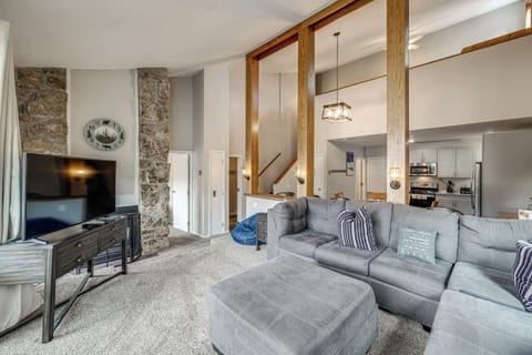 Granby Vacation Rental | 2BR | 3BA | Stairs Required | 1,114 Sq Ft