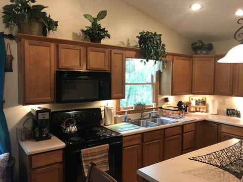 Functional work space if you choose to cook in