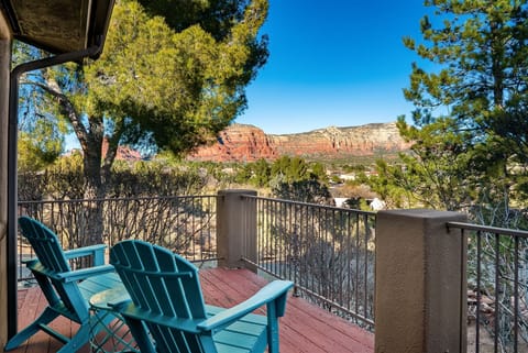 And access to the sunny front deck